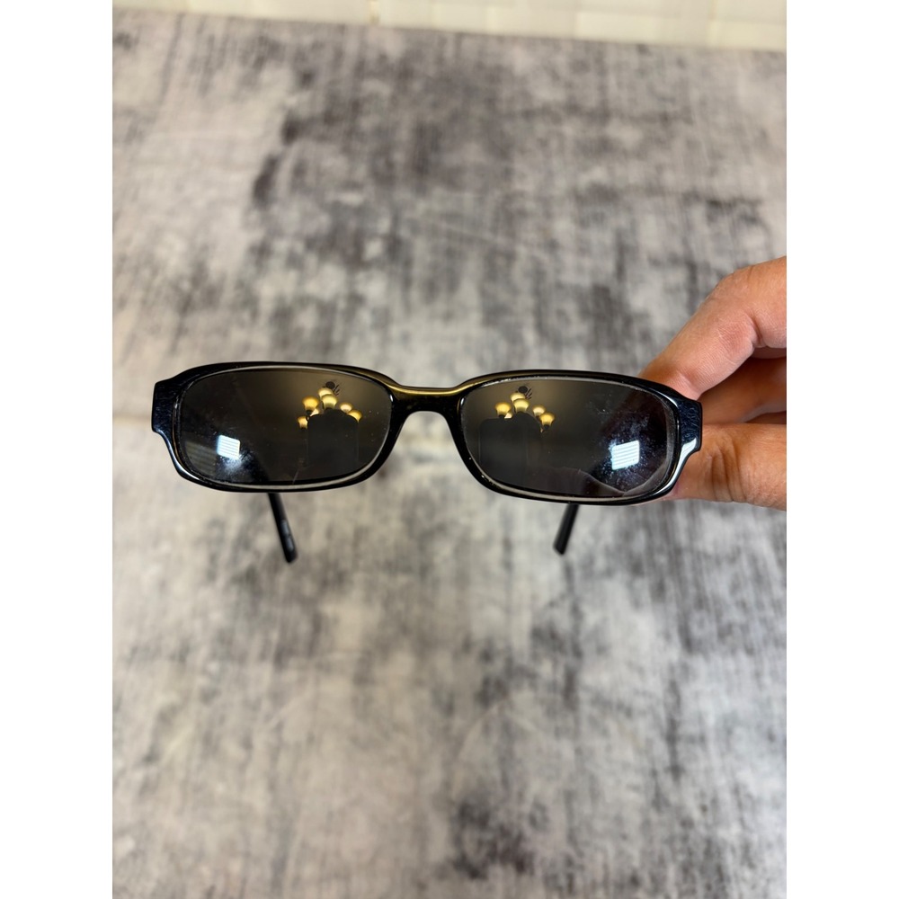 Eyeglass frame Blue Moon BM510 Black Rectangular Silver Temples 51-15-135